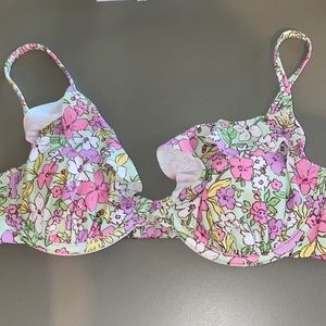 Cupshe Floral Bikini Top